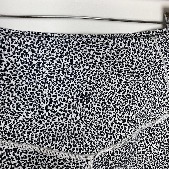 Athleta Salutation Stash II Textured Tight Leggings Animal Print Cheetah Pockets - Picture 4 of 7